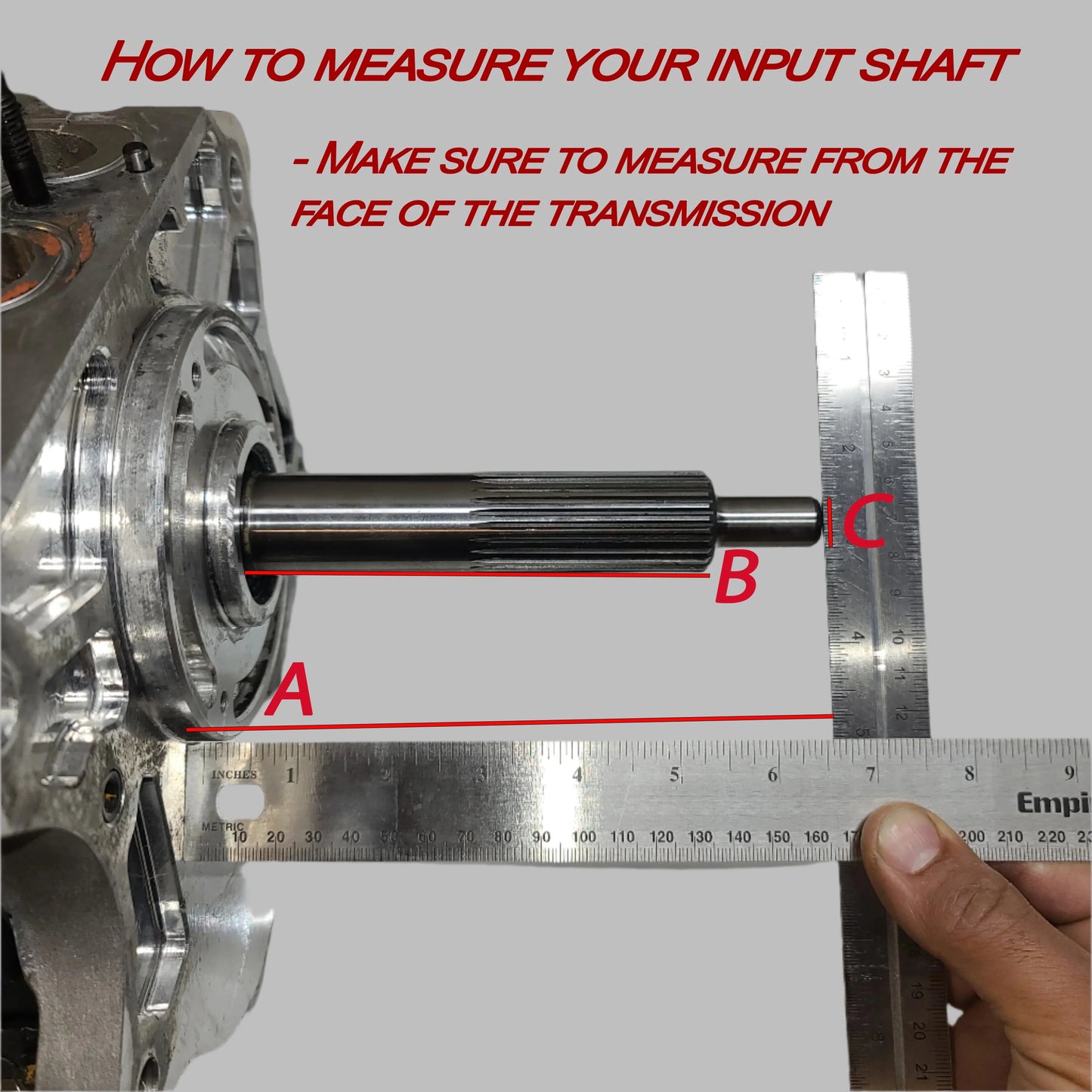 GForce GSR / G101a Input Shaft