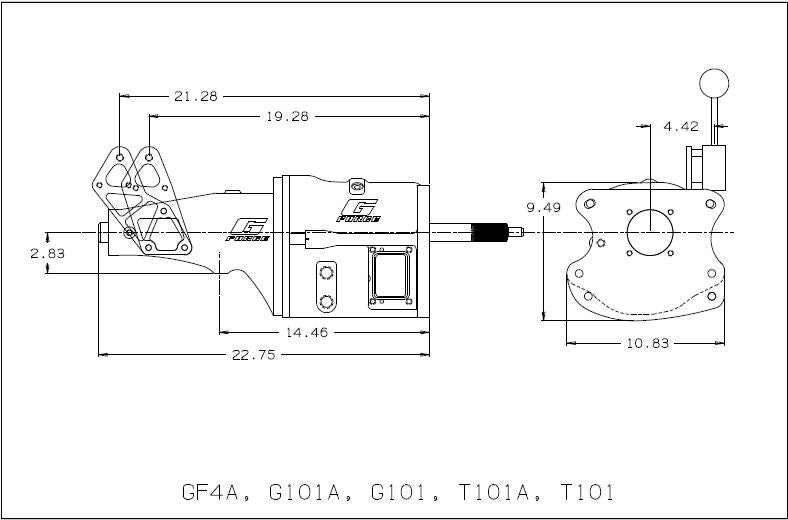 GForce G101a DogBox 4 Speed Transmission